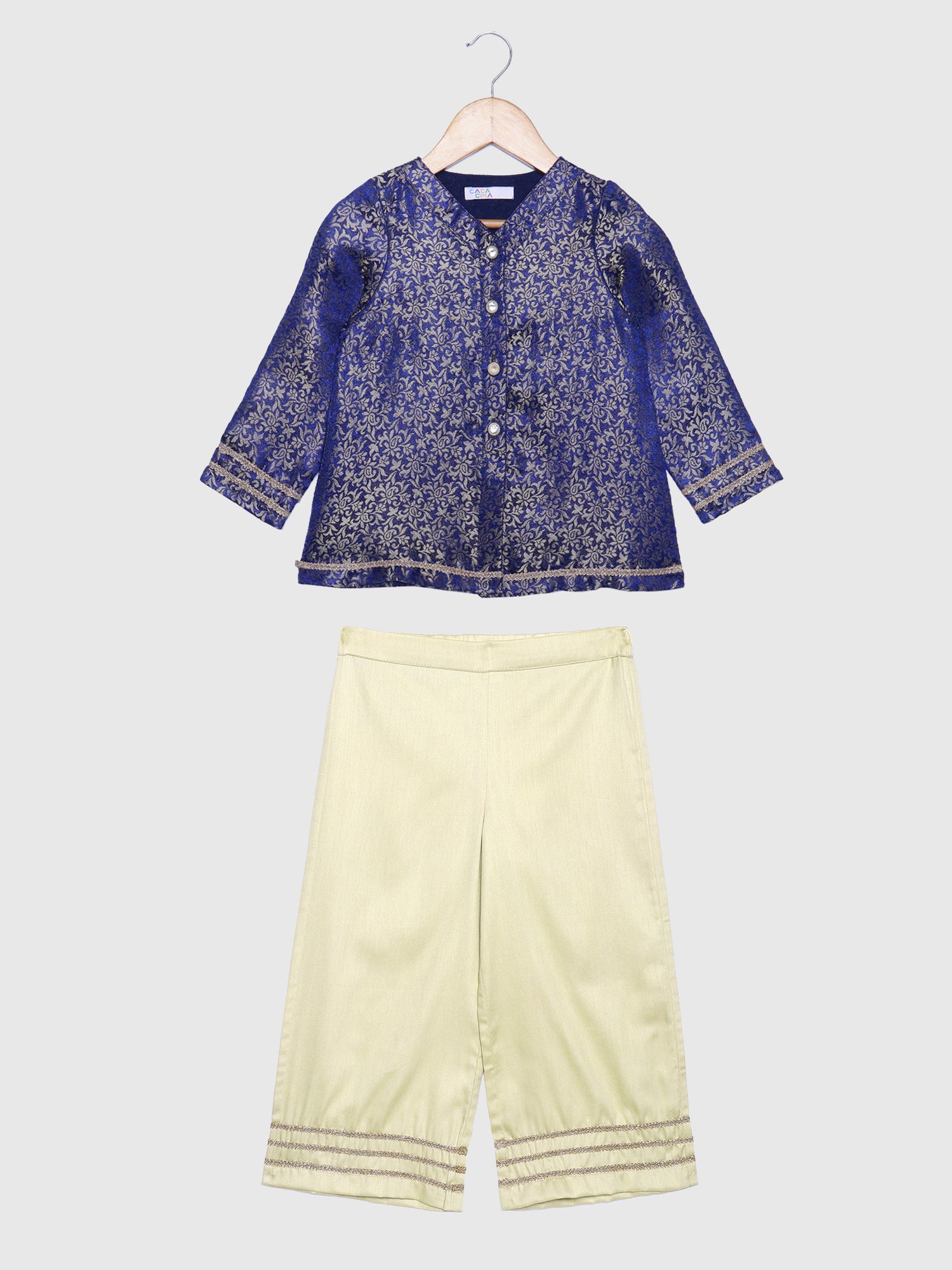 Girls Brocade Top Party Dress