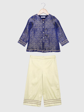 Girls Brocade Top Party Dress