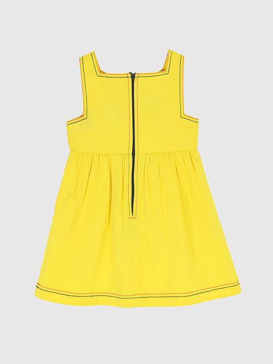 Girls Cotton Dungaree