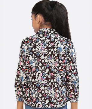 Girls Shirt Style Cotton Top