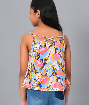 Girls Floral Top