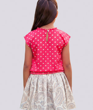 Girls Waist Tie Top