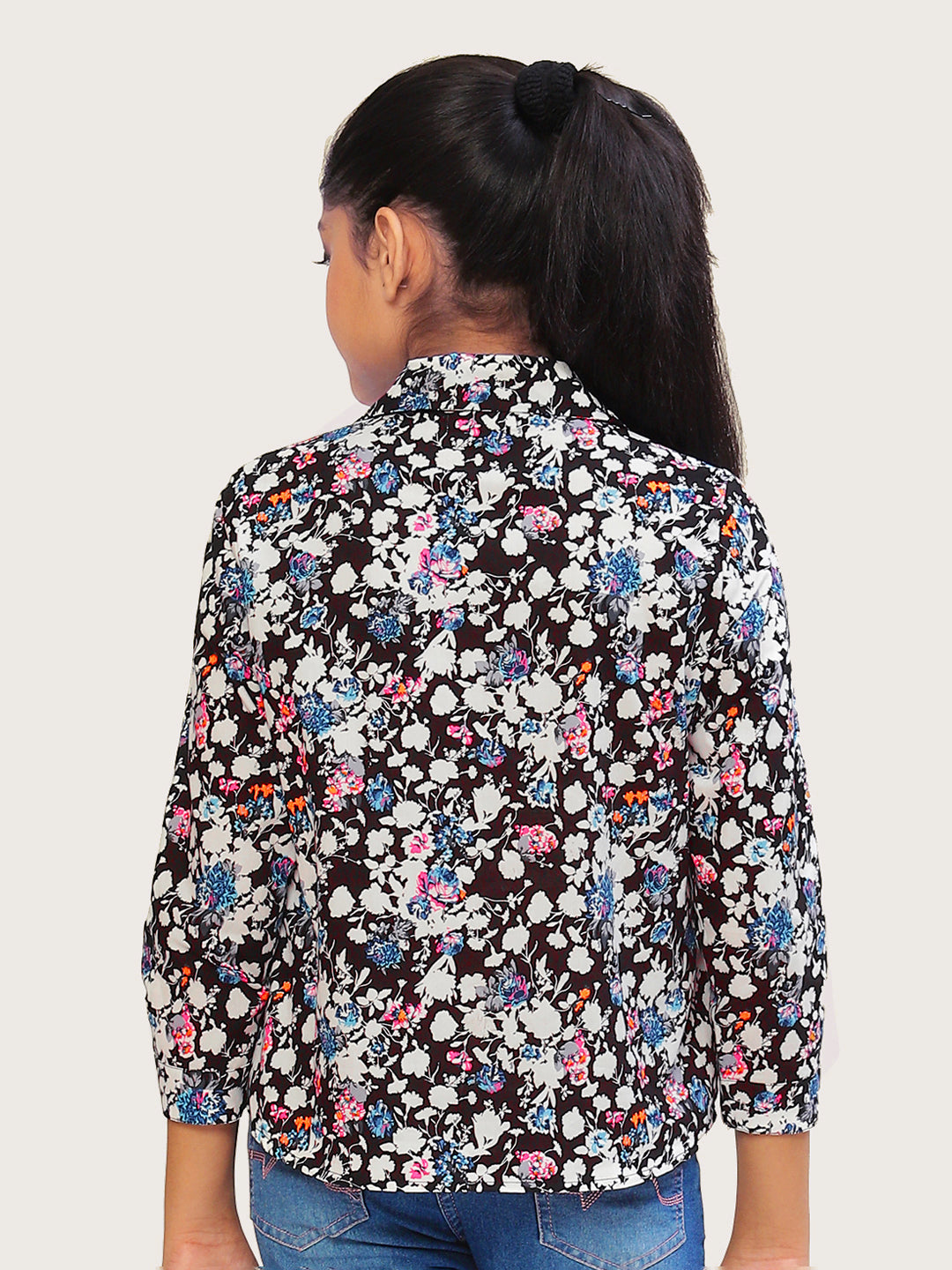 Girls Shirt Style Cotton Top