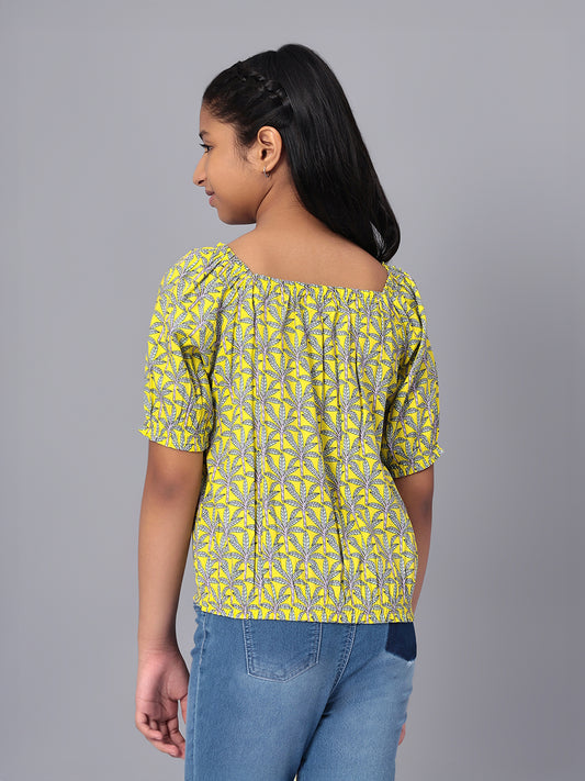 Girls Floral Top