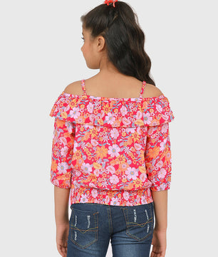 Girls Off Shoulder Top