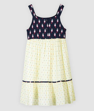 Girls Swiss Dots Cotton Dress