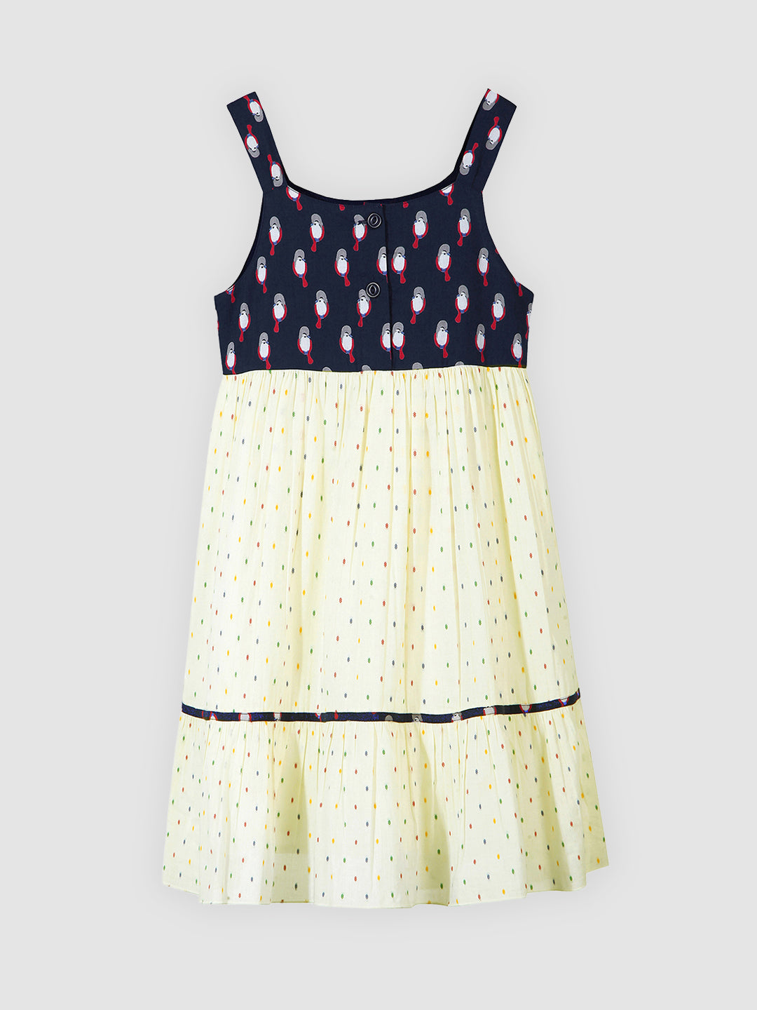 Girls Swiss Dots Cotton Dress
