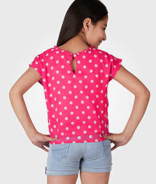 Girls Waist Tie Top