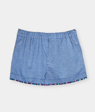 Girls Cotton Blend Shorts
