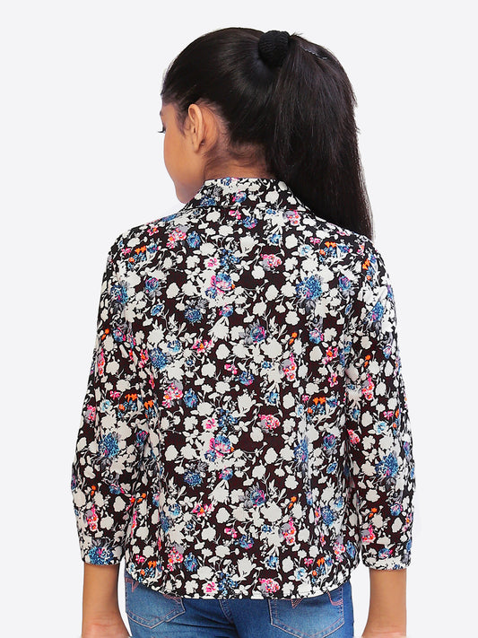 Girls Shirt Style Cotton Top