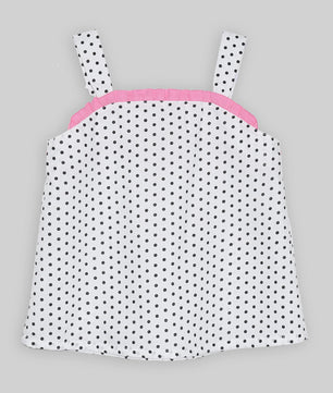 Girls Frill Cotton Top