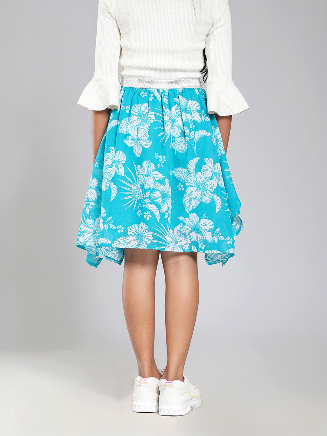 Girls Turquoise Green Skirt