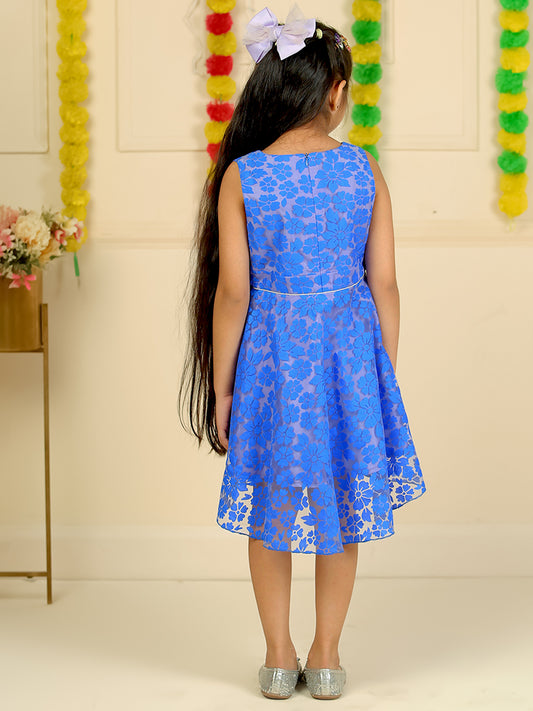 Girls Blue Party Dress