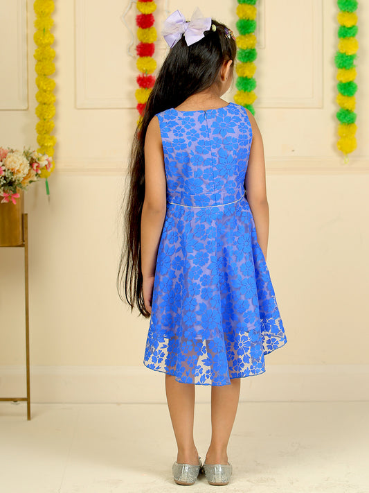 Girls Blue Party Dress