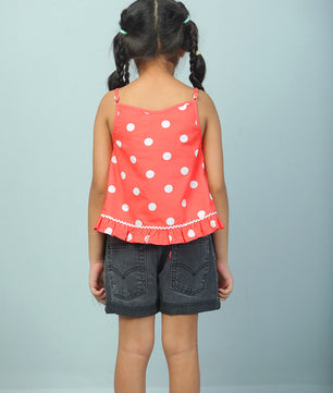 Girls Polka Dots Top