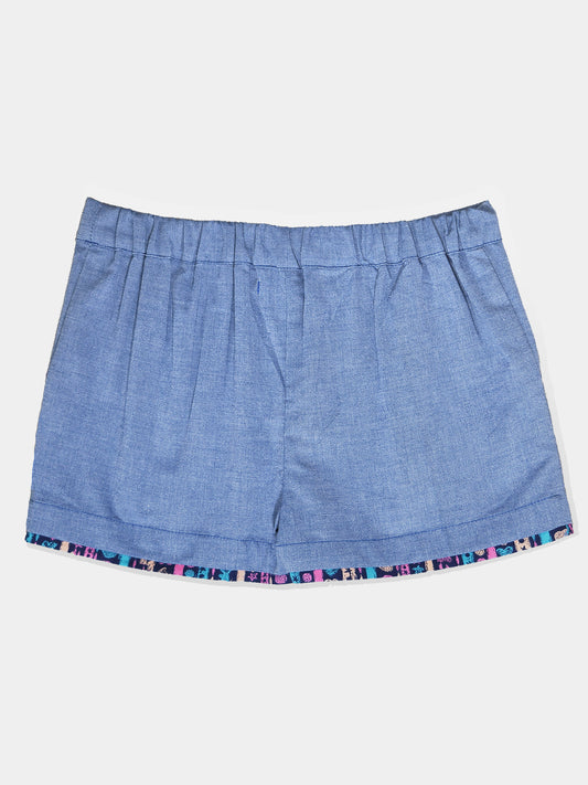 Girls Cotton Blend Shorts