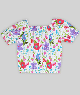 Girls Floral Top