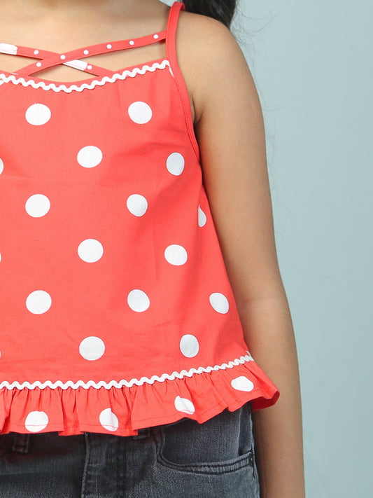 Girls Polka Dots Top