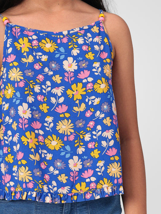 Girls Floral Top