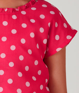 Girls Waist Tie Top