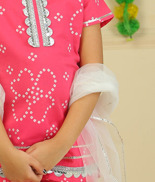 Girls Cotton Top and Sharara Set