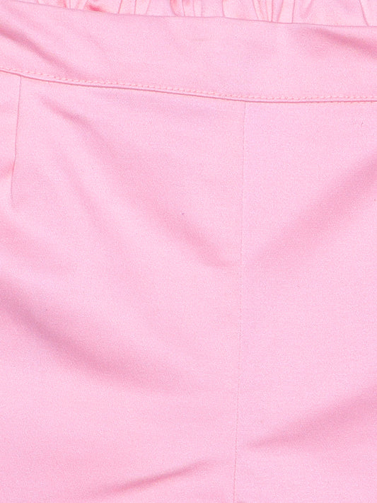 Girls Cotton Lycra Shorts