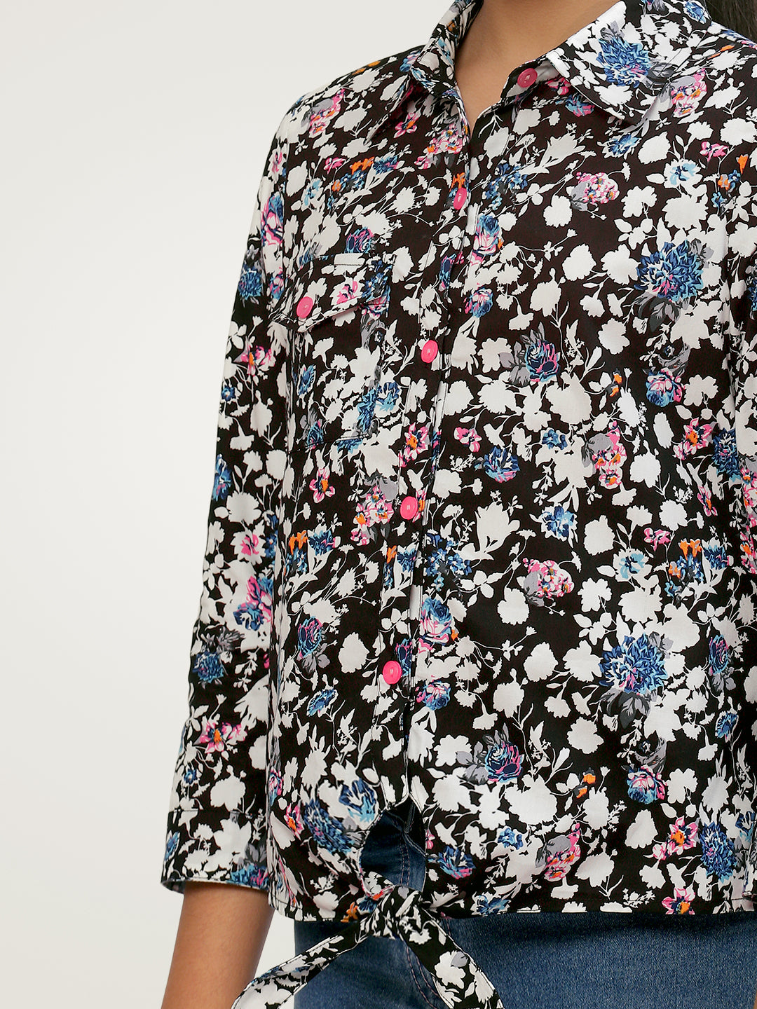 Girls Shirt Style Cotton Top