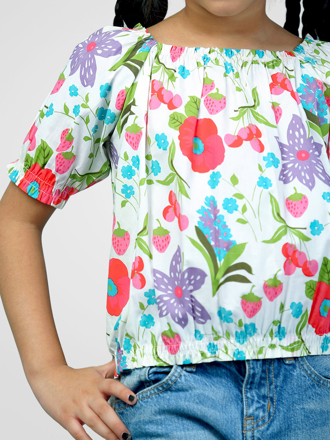 Girls Floral Top