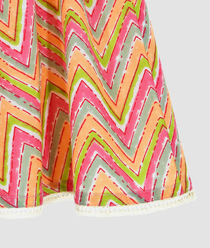 Girls Stripe Skirt