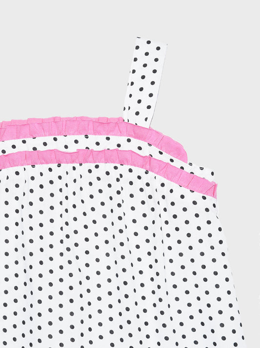 Girls Frill Cotton Top