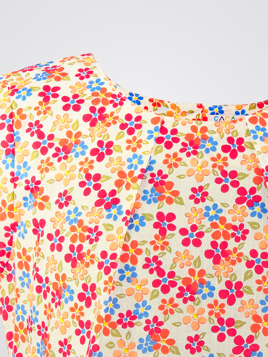 Girls Short Sleeves Cotton Top