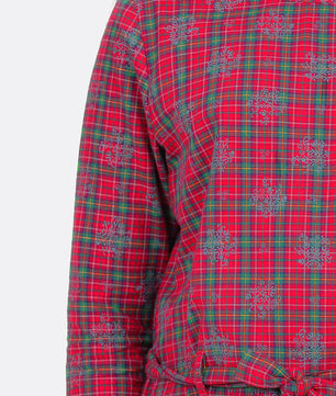 Girls Full Sleeves Top in Check