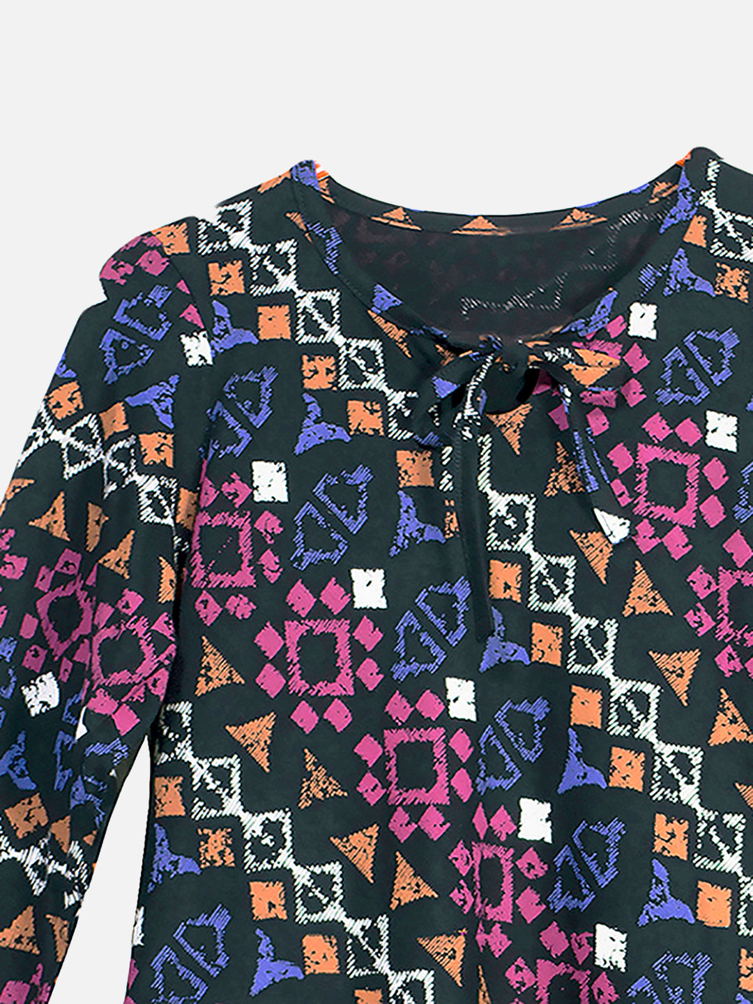 Girls Long Sleeve Knitted Cotton Dress