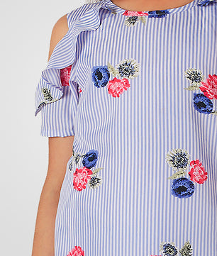 Girls Cold Shoulder Top