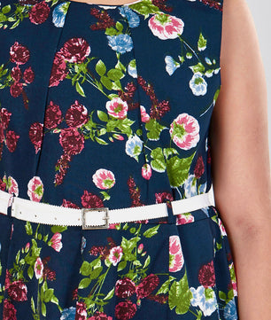 Girls Floral Print Dress