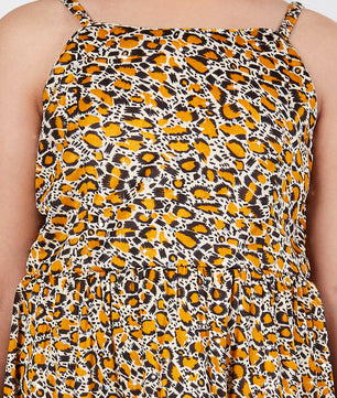 Girls Tiger Print Dress