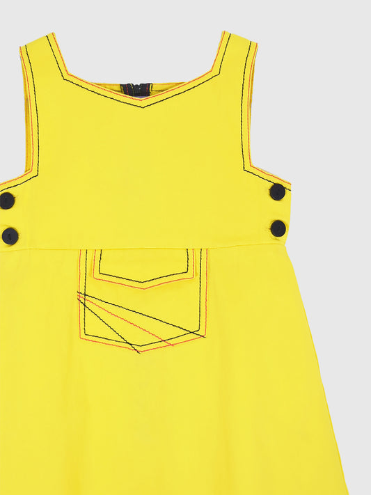 Girls Cotton Dungaree