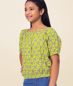 Girls Floral Top
