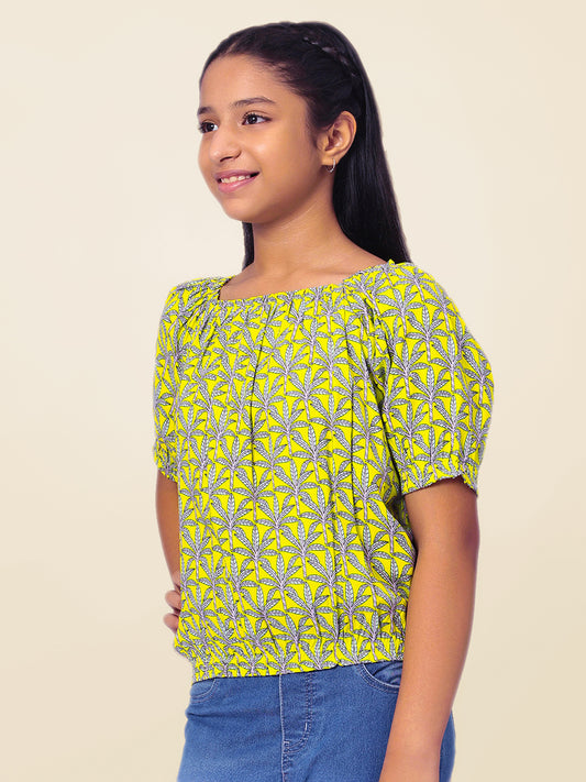 Girls Floral Top