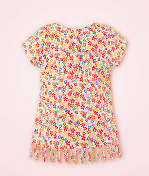 Girls Short Sleeves Cotton Top