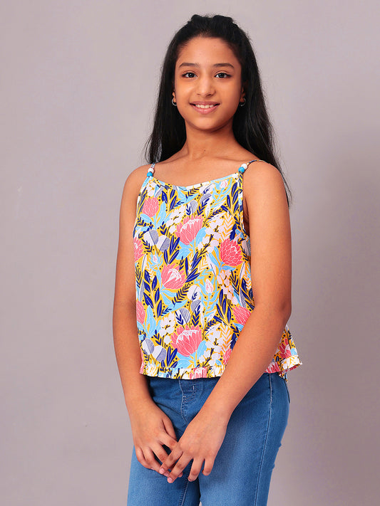 Girls Floral Top