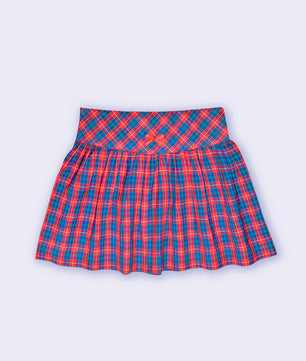 Girls Checks Skirt