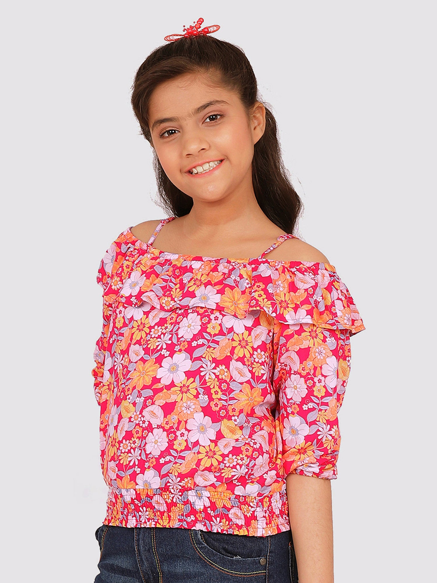 Girls Off Shoulder Top