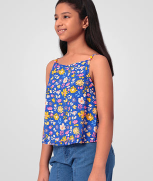 Girls Floral Top