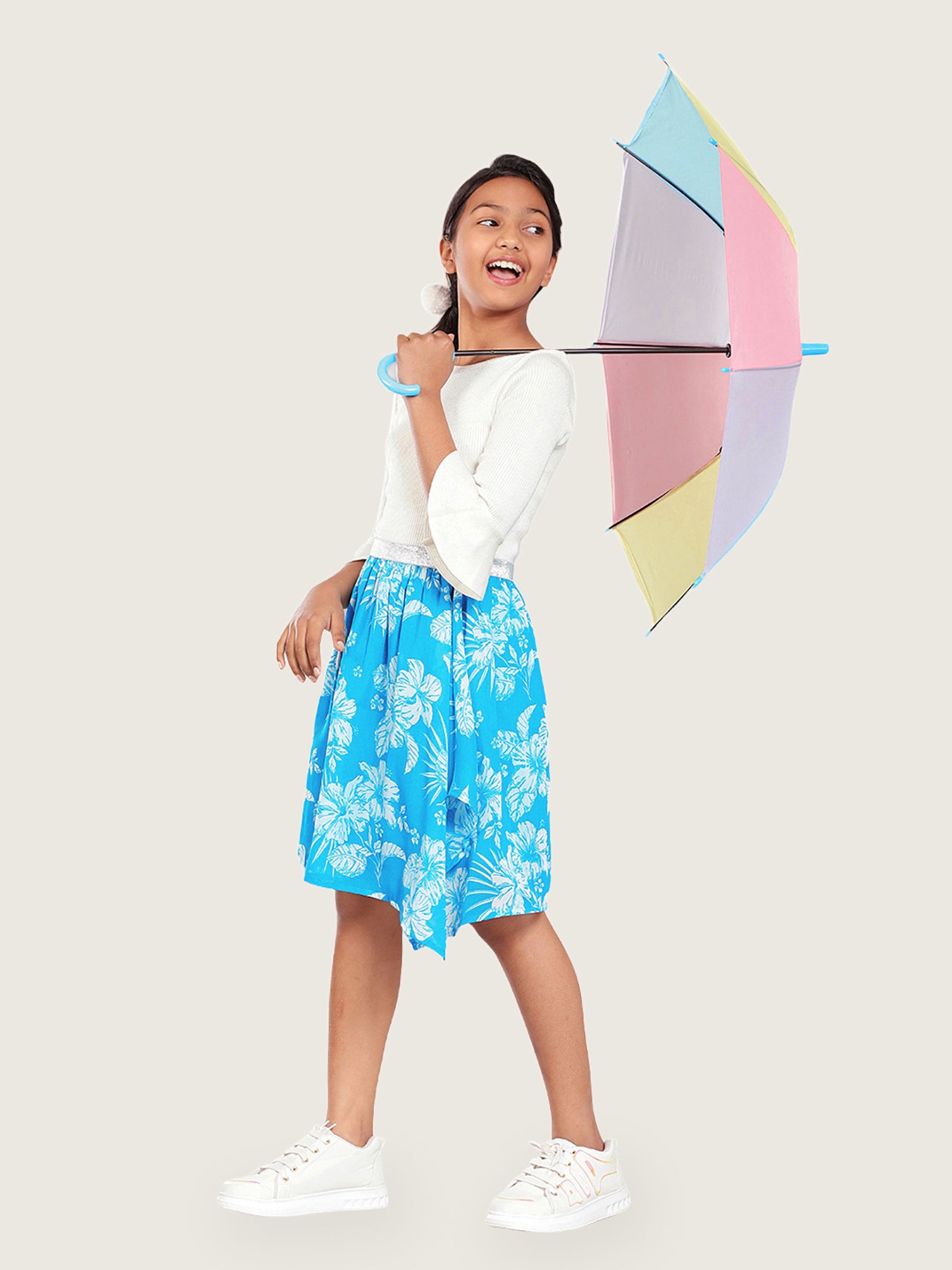 Girls Turquoise Green Skirt