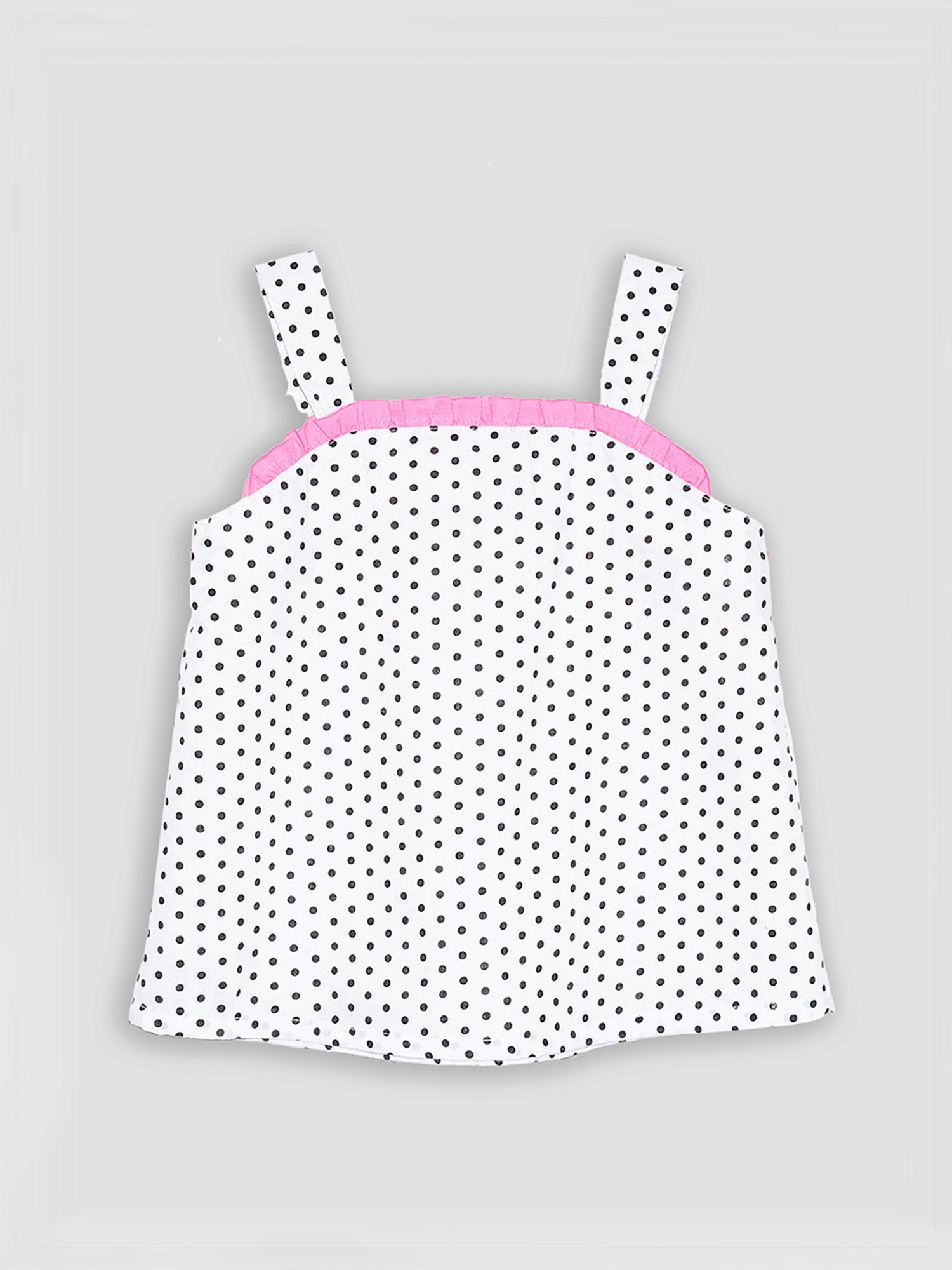 Girls Frill Cotton Top