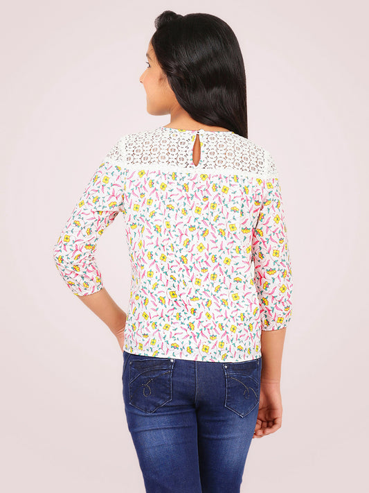 Girls Long Sleeves Cotton Top