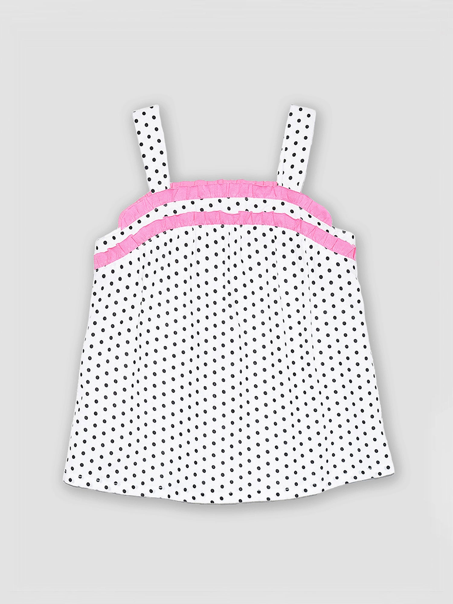Girls Frill Cotton Top