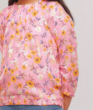Girls Rayon Long Sleeves Top