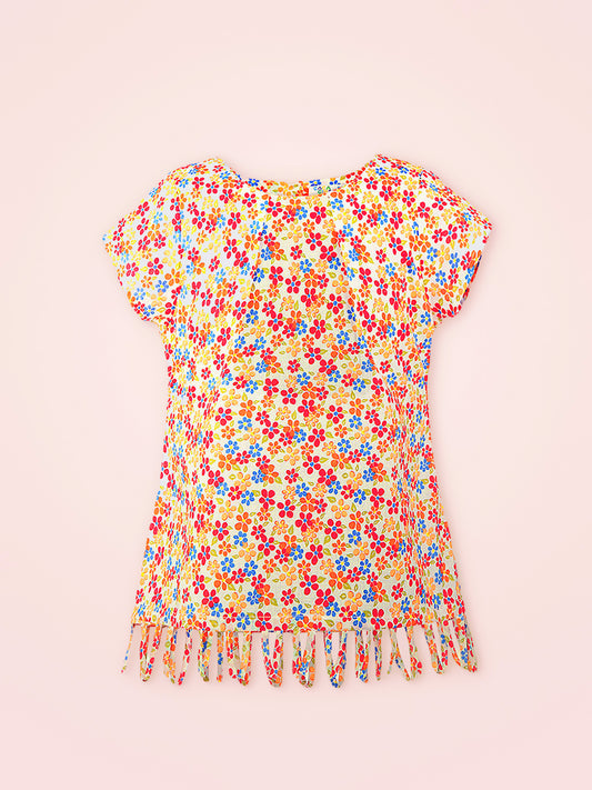 Girls Short Sleeves Cotton Top